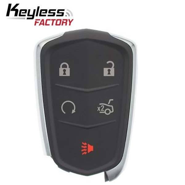 Keyless Factory: Cadillac 2016-2018 / 5-Button Smart Key Remote / PN: 13598538 / HYQ2EB